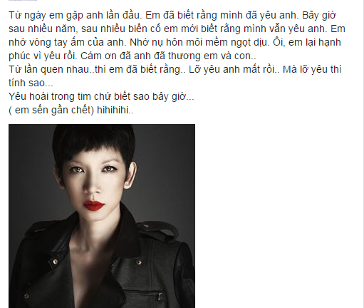 Xuân Lan tỏ tình “sến sẩm” với bạn trai bí ẩn