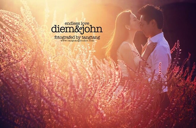 Hé lộ ảnh cưới tuyệt đẹp của Trúc Diễm tại Mỹ