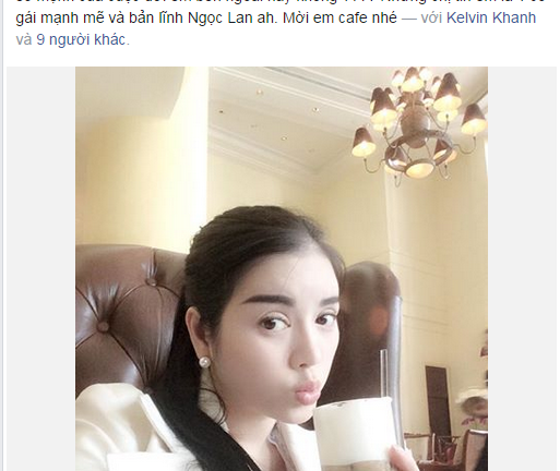 Lý Nhã Kỳ động viên 