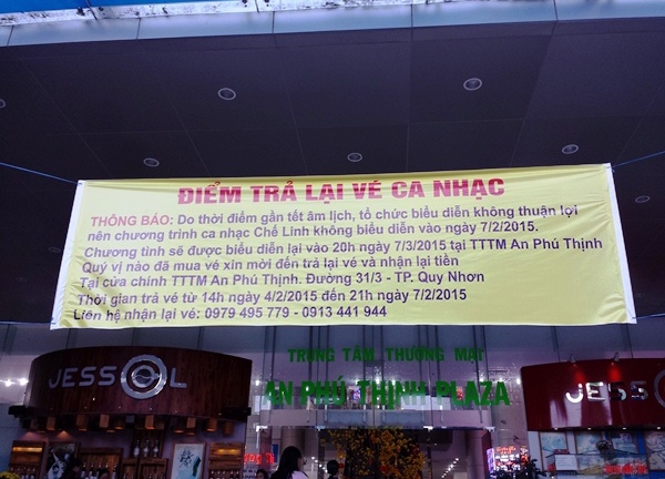 Danh ca Chế Linh lại bất ngờ hủy show, hoàn tiền vé