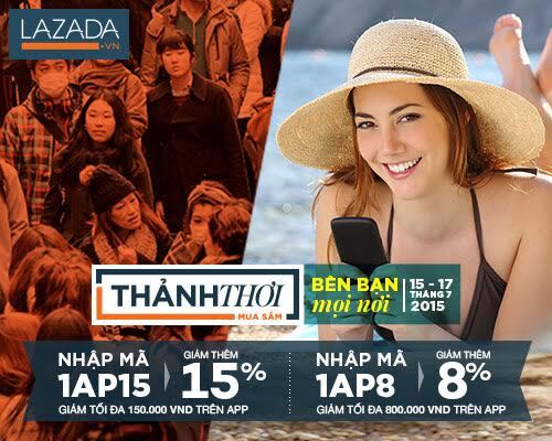 Tưng bừng mua sắm tại Lazada App để hưởng giá ưu đãi đến 50\%!