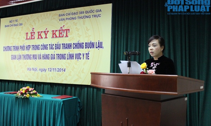 Bộ trưởng Y tế Nguyễn Thị Kim Tiến quyết xóa bỏ hàng giả y tế