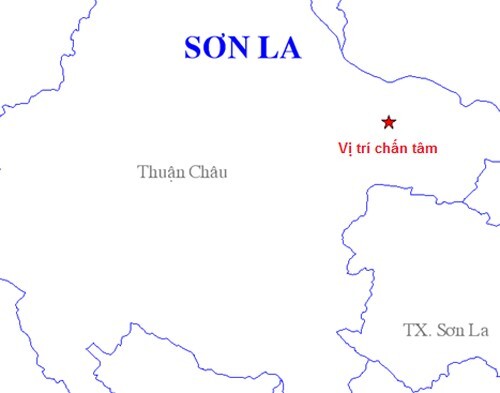 Sơn La xảy ra động đất gần 4 độ richter