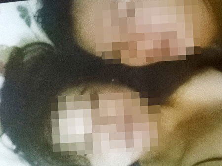 Người vợ trong hình gây