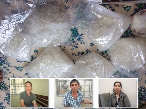 Triệt phá đường dây ma túy xuyên Việt, thu 7kg ma túy đá