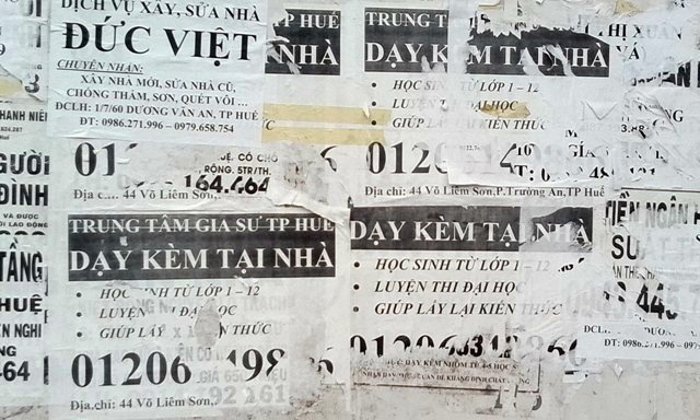 Chất lượng thả nổi, nhiều trung tâm gia sư hoạt động 'chui'