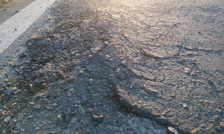 Quốc lộ mới được sử dụng hơn 1 năm đã xuống cấp nghiêm trọng