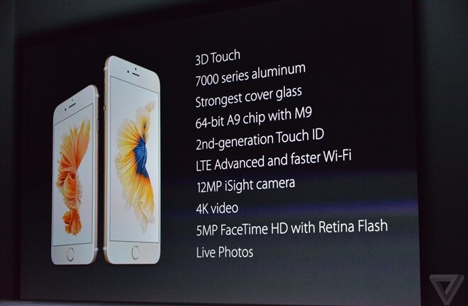 Apple chính thức giới thiệu iPhone 6S, iPad Pro