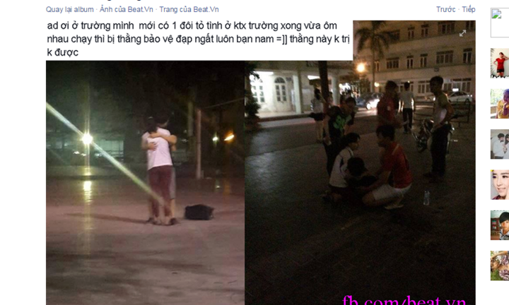 Sự thật nam sinh tỏ tình với bạn gái bị bảo vệ... đạp ngất xỉu