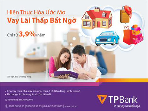 “Hiện thực hóa ước mơ - Vay lãi thấp bất ngờ