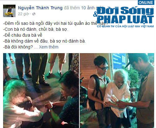 Đau đớn cụ bà 92 bị con trai đánh đập, đuổi khỏi nhà trong đêm tối