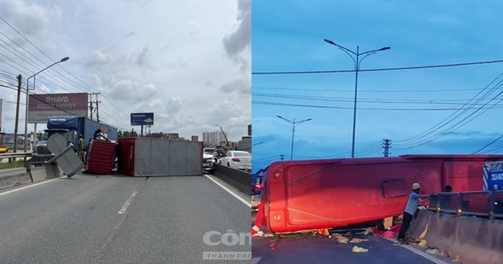 Tin tức tai nạn giao thông mới nhất ngày 30/8: Xe khách chở 30 người lật ngang trên quốc lộ 1A