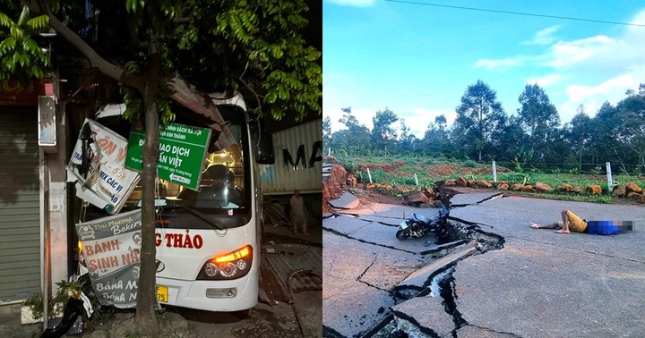 Tin tức tai nạn giao thông mới nhất ngày 1/9: Chạy xe vào đường đang sụt lún, một người bị thương bất tỉnh
