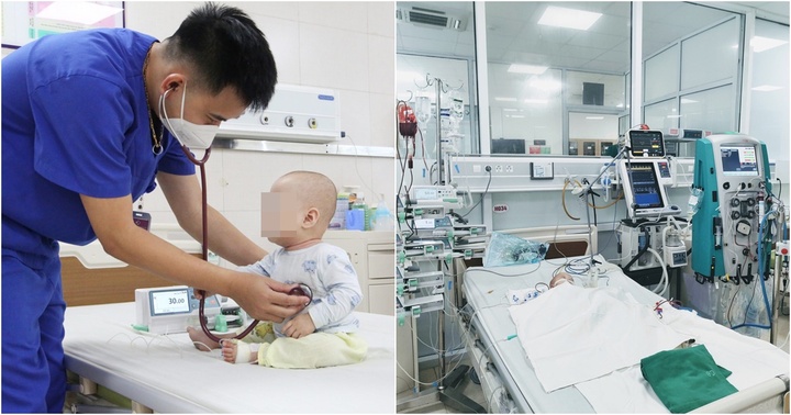 Sốt cao liên tục kèm đi ngoài hơn 20 lần một ngày, bé trai 10 tháng tuổi nguy kịch phải lọc máu