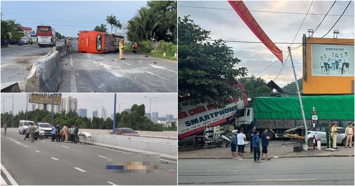 Tin tức tai nạn giao thông mới nhất ngày 2/10: Xe khách lật nghiêng trên Quốc lộ 1, nhiều người bị thương