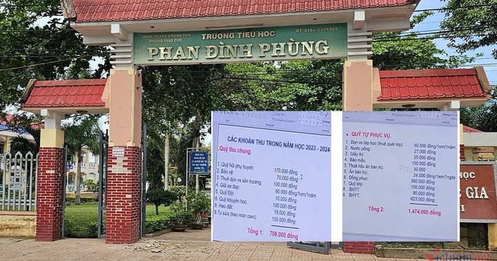 Phụ huynh bức xúc với các khoản thu 