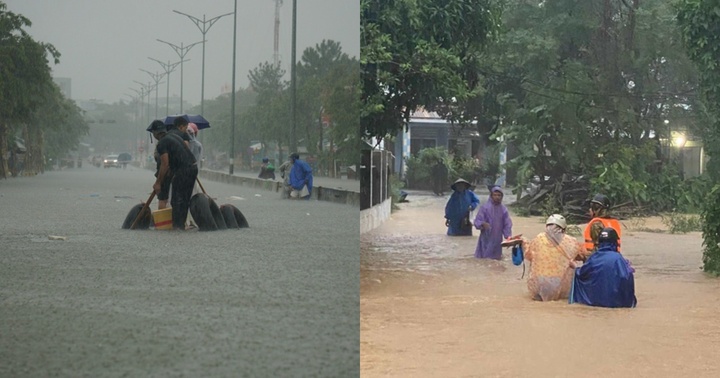 Đà Nẵng sơ tán hơn 4.000 người tránh lũ, nhiều tuyến đường ở Quảng Nam nhiều bị chia cắt