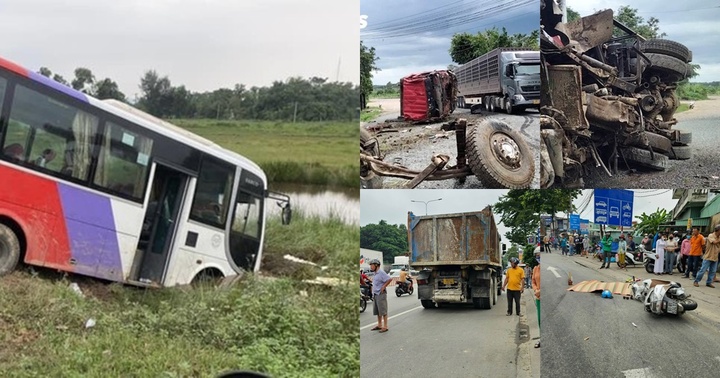 Tin tức tai nạn giao thông mới nhất ngày 17/10: Xe ben lấn làn va chạm với xe máy, một phụ nữ tử vong