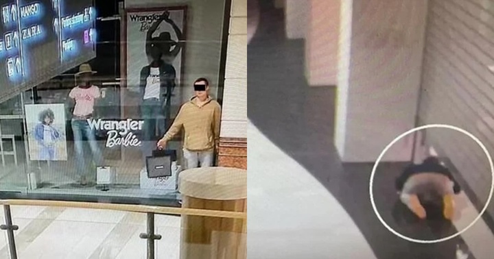 Người đàn ông đóng giả ma-nơ-canh trong trung tâm thương mại để trộm nữ trang, quần áo