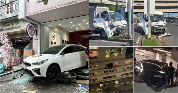 Tin tức tai nạn giao thông mới nhất ngày 16/11: Nữ tài xế lùi xe húc gãy chân bảo vệ cửa hàng trang sức ở Hải Phòng
