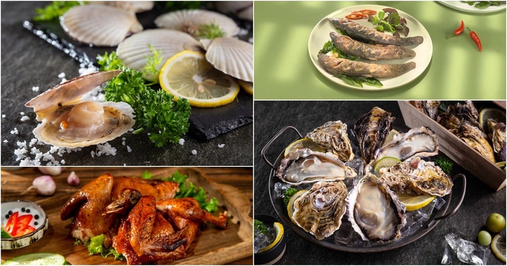 Top 5 loại thực phẩm là 