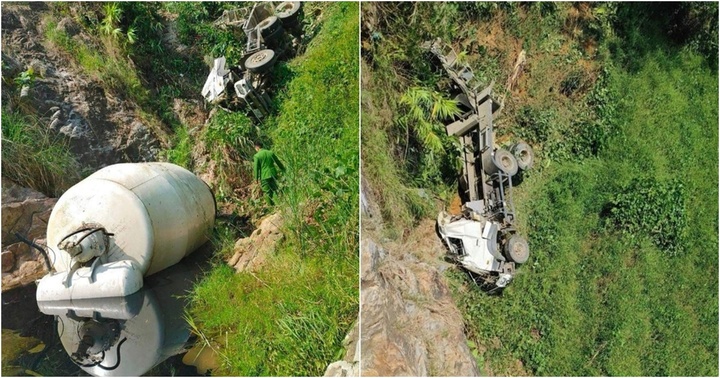 Tin tức tai nạn giao thông mới nhất ngày 29/11: Xe trộn bê tông rơi xuống vực sâu hơn 50m ở Lào Cai