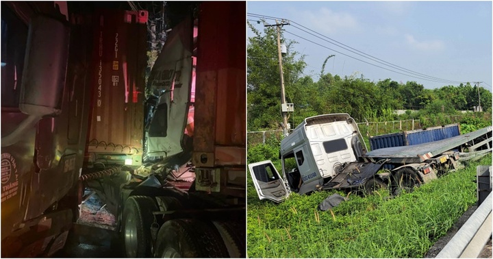Tin tức tai nạn giao thông mới nhất ngày 1/12: Xe đầu kéo tông sập ta luy, lao khỏi đường cao tốc
