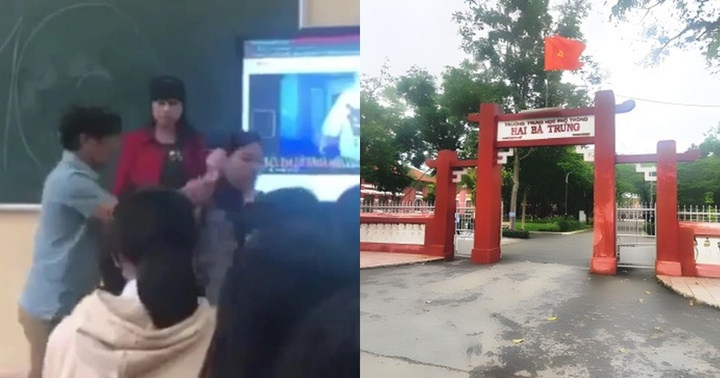 Vụ cô giáo bị bẻ tay, đẩy ra khỏi lớp học: Hiệu trưởng Trường THPT Hai Bà Trưng vừa được bổ nhiệm là ai?