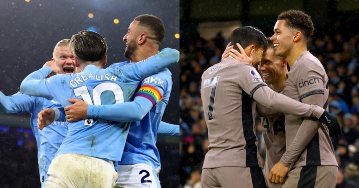 Rượt đuổi tỉ số nghẹt thở, Man City rơi chiến thắng trước Tottenham