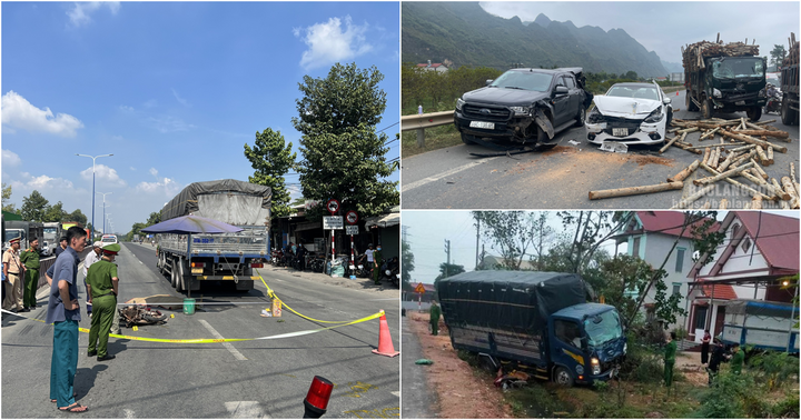 Tin tức tai nạn giao thông mới nhất ngày 12/12: Tai nạn liên hoàn trên Quốc lộ 1A, 4 xe ô tô hư hỏng