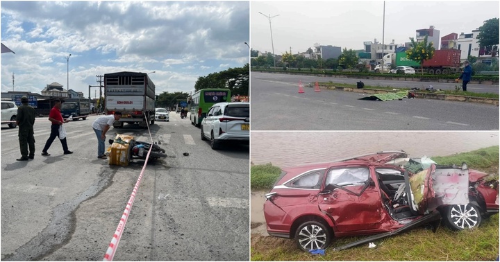 Tin tức tai nạn giao thông mới nhất ngày 18/12: Ô tô 5 chỗ va chạm xe tải đông lạnh, nhiều người nhập viện cấp cứu