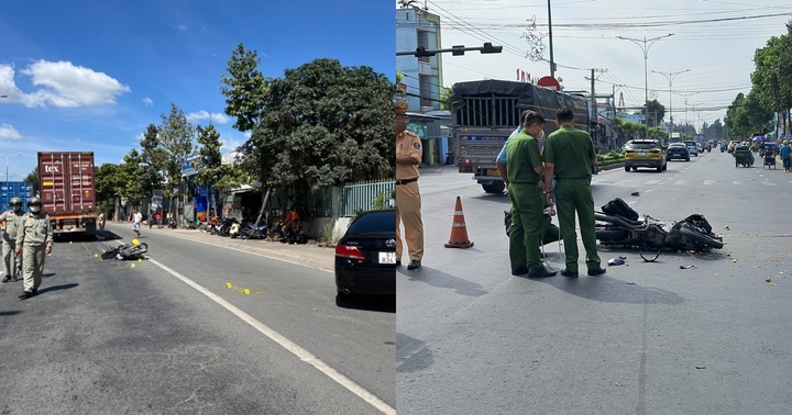 Tin tức tai nạn giao thông mới nhất ngày 23/12: Một người tử vong bị kẹt dưới bánh xe container sau vụ tai nạn