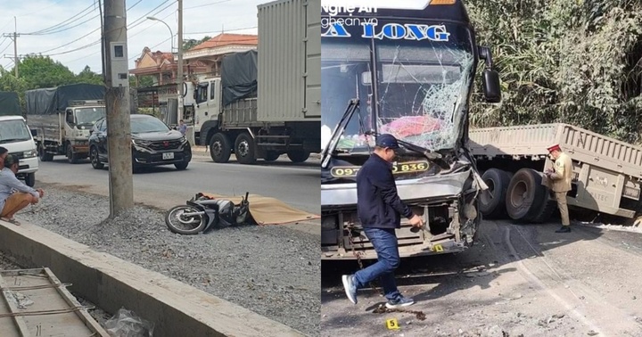 Tin tức tai nạn giao thông mới nhất ngày 24/12: Xe tải va chạm xe máy, người đàn ông tử vong thương tâm