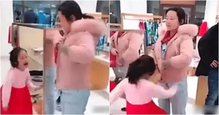 Thấy con gái đá mẹ vì không được mua đồ uống, người bố có hành động khiến nhiều người tranh cãi