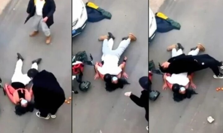 Ăn vạ khi đụng xe, người phụ nữ bỗng chốc biến thành trò cười chỉ vì hành động này