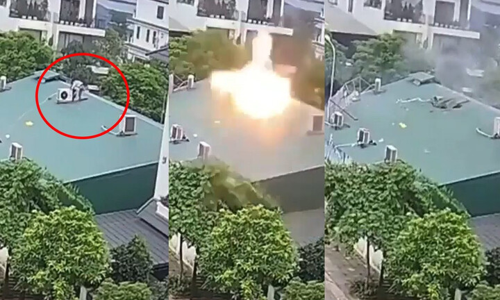 Vĩnh phúc: Nổ cục nóng điều hòa, 2 người thương vong