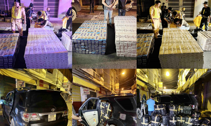 Bắt quả tang ô tô vận chuyển 12.000 gói thuốc lá lậu ở Sóc Trăng