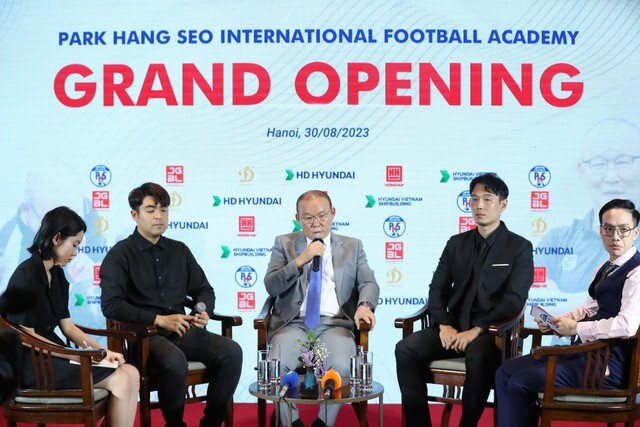 Học viện bóng đá Park Hang Seo chính thức ra mắt tại Việt Nam