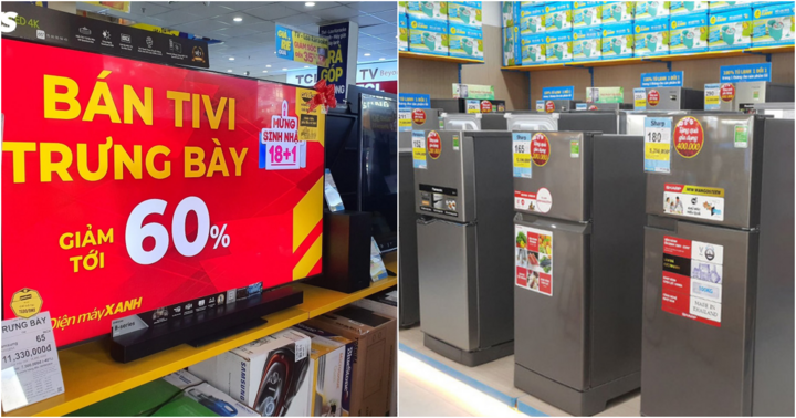 Tivi, tủ lạnh, máy giặt trưng bày đại hạ giá 80%, gia chủ có nên 