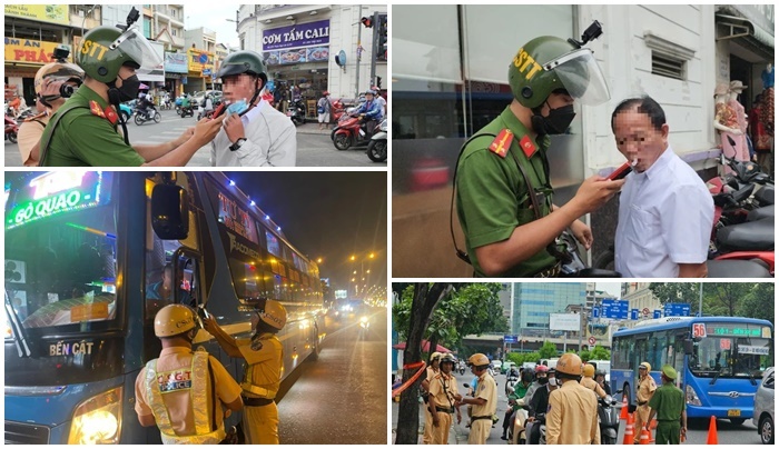 CSGT TP.HCM phát hiện 1.380 trường hợp vi phạm sau 1 tuần ra quân kiểm tra nồng độ cồn