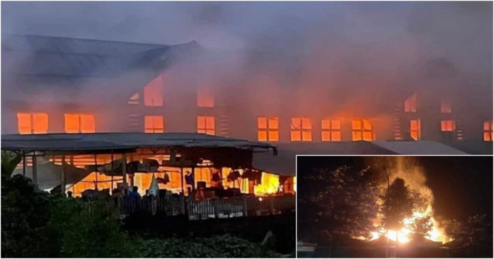 Hỏa hoạn tại khu chợ lớn nhất huyện miền núi Thừa Thiên - Huế, nhiều gian hàng bị thiêu rụi