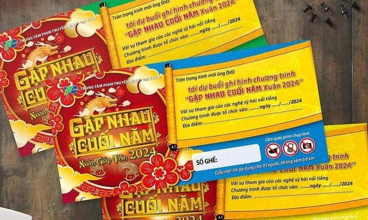 Vé xem Táo quân 2024 được rao bán 6 triệu đồng/cặp, VTV cảnh báo khán giả cẩn trọng