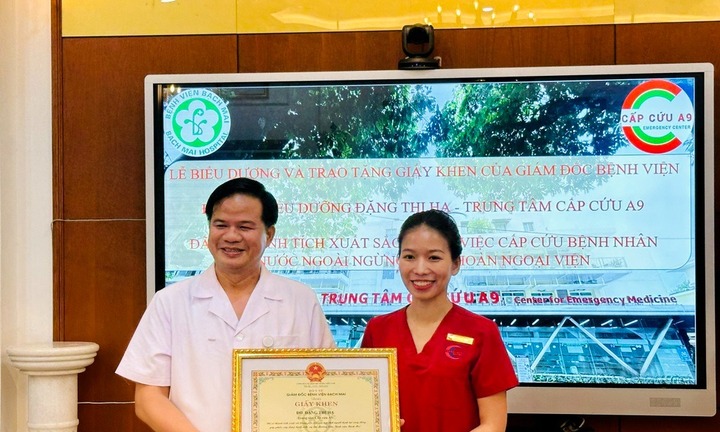 Nữ điều dưỡng cứu sống khách ngoại quốc ngừng tim ở Đà Nẵng nhận khen thưởng “nóng”