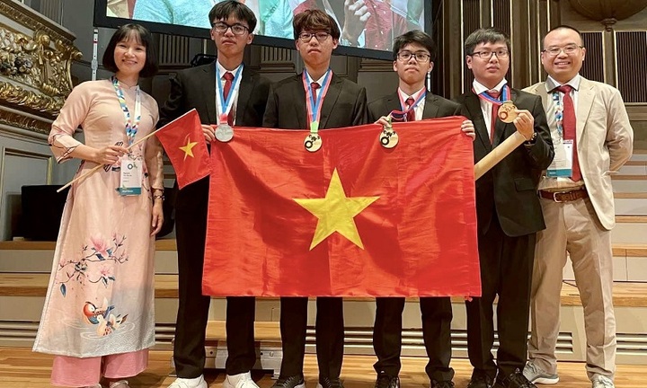 Việt Nam giành 3 Huy chương Vàng, đứng thứ 3 toàn đoàn tại Olympic Hóa học Quốc tế