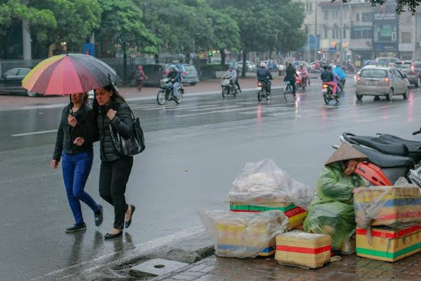 Tin tức dự báo thời tiết hôm nay 9/4: Hà Nội mưa lạnh