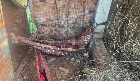 Phát hiện thi thể người đàn ông phân hủy trên võng