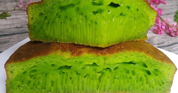 Bật mí mẹo làm món bánh bò nướng lá dứa thơm ngon dai mềm vô cùng đơn giản