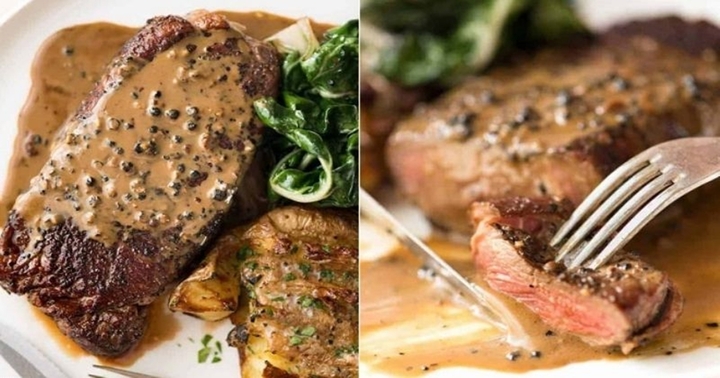 Bật mí công thức làm bò bít tết sốt tiêu đen thơm mềm, chuẩn vị Âu