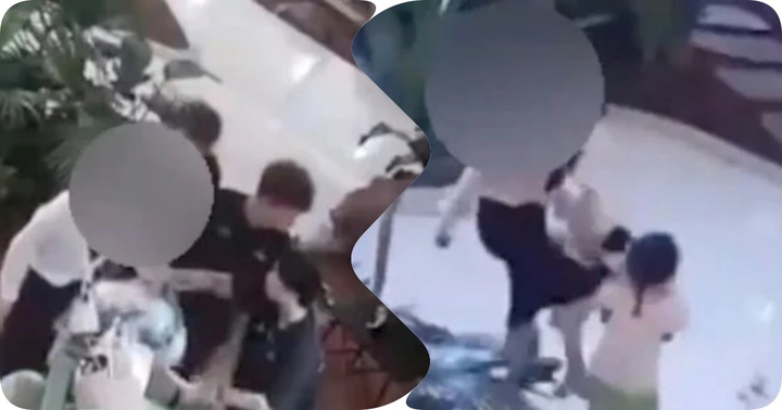 Người mẹ dùng ghế đánh con trong nhà hàng, bồi bàn ngăn cản liền nhận cái kết bất ngờ