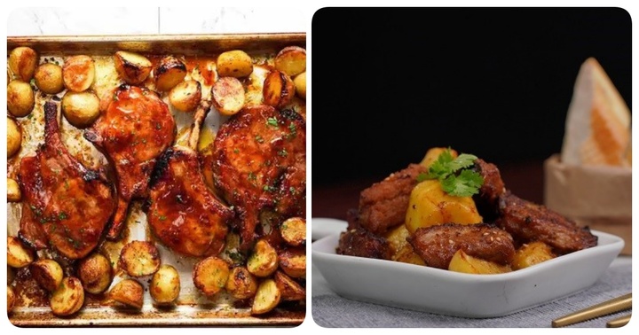 Cách làm sườn nướng khoai tây không những thơm ngon mà còn nhanh chóng, tiện lợi